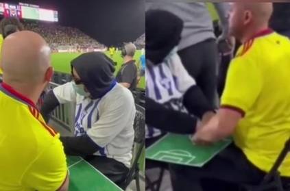 The friend who explained the football match to the blind friend