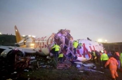 The plane crashed in Turkey when it landed with 177 passengers