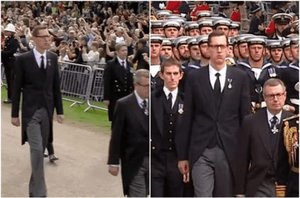 the tall man who is attended Queen funeral details revealed