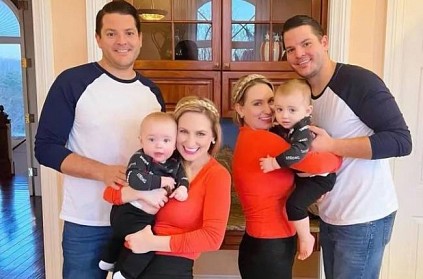 Twin sisters who married twins reveal their babies are genetic brother