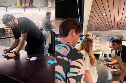 Twitter ceo paraag agarwal serves coffee to staff photo viral