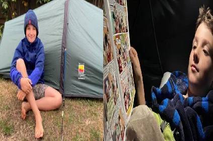 uk boy spends 200 nights sleeping outside tent given by dying friend