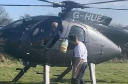 UK man flies 130km via helicopter to eat sandwich in lockdown