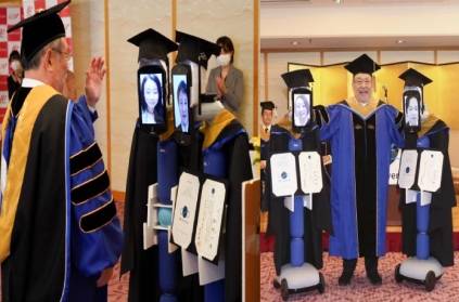 University students who graduated to become a robot