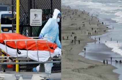 US Crowd Gathers At California Beaches Amid Coronavirus Lockdown