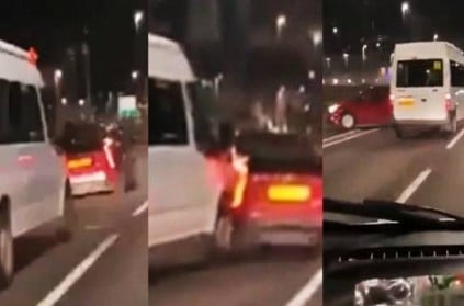 Video London Accident School Bus Rams Car Spins It 180 Degrees