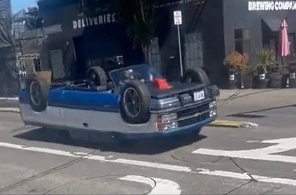 Video Of Upside Down Designed Truck running in road Goes Viral