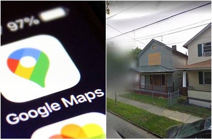 Viral USA House shown blurre in Google Maps USA
