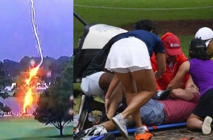 WATCH: Fans injured by lightning strike at PGA Tour finale