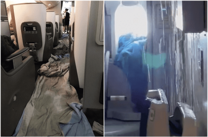 Water POURS into cabin of British Airways flight at 30000 feet
