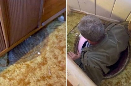 Woman reveals the nuclear BOMB SHELTER she discovered under a manhole