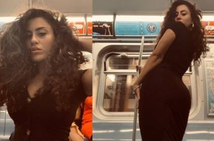Woman\'s Photo shoot On A Train Is going Viral
