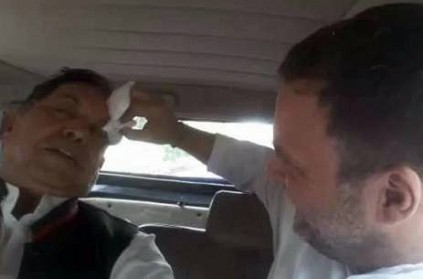 Congress chief Rahul Gandhi dropped the injured journalist to AIIMS