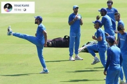 Kohli sums up India\'s mood with an inspiring Facebook post