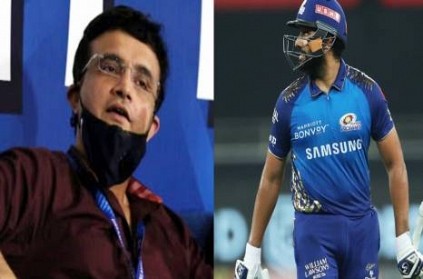 MIvsSRH Rohit Sharma Has Long Career Not Just This IPL Ganguly