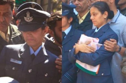Wife of IAF Pilot Killed in Budgam Crash Holds Head High in Uniform
