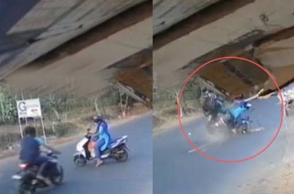 bizarre TN accident happened in kanyakumari CCTV goes viral