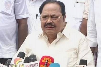 duraimurugan gives fitting reply about IT raid in his house and office