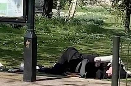 Corona Lockdown : Couple caught having sex in London St James\'s park