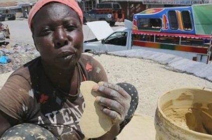 Haitians eat mud cakes to survive