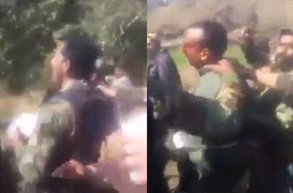 watch video of IAF Pilot Abhi nandan with bleeding on his face