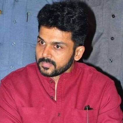 Actor Karthi clarifies on rumours of campaigning for a political party