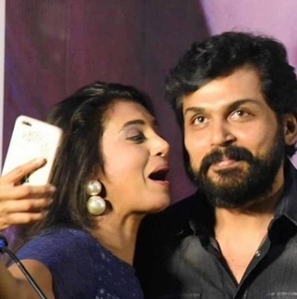 Image result for karthi selfie news