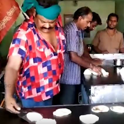 Actor Mansoor Alikhan's campaign by making Paraotta and Bhajji in Dhindugal-video goes viral
