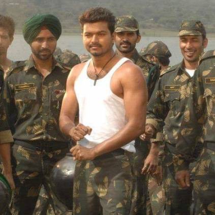 Actor Vijay Encouraged his fan also a Army man who is going to Kashmir