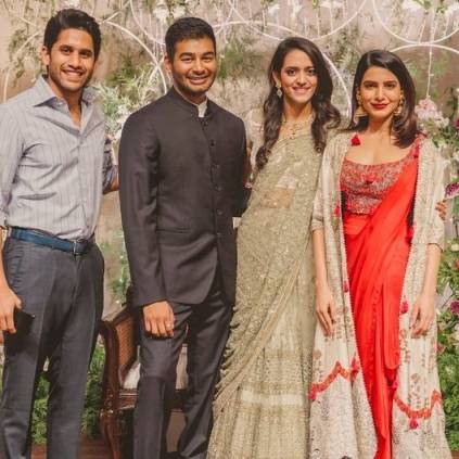 Celebrities attended Venkatesh's daughter Aashritha's wedding reception in Hyderabad