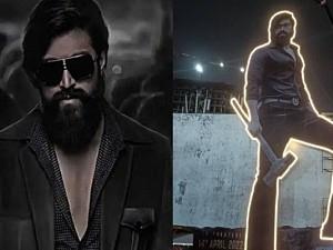 100 ft banner for kgf 2 yash in mumbai amid movie release