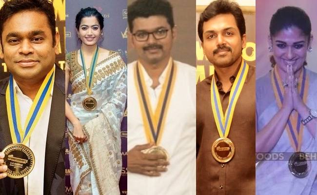 8th Annual Behindwoods gold awards date announced