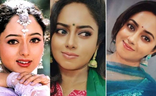90S Actress Soundarya lookalike trending viral pics reels