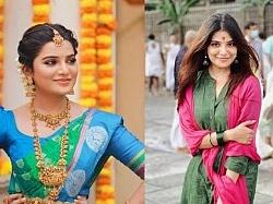 Aathmika photo in wedding look fans got confused