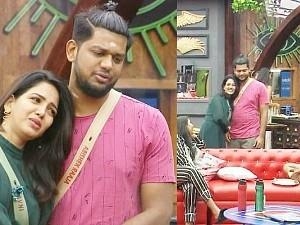 abishek blesses and hugs pavani and advice suruthi