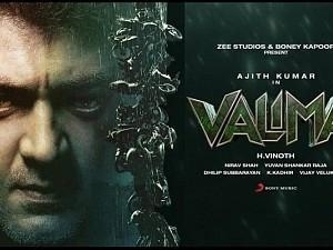 Actor Ajith Kumar H VInoth Valimai Making Video Released!