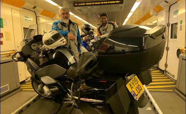 Actor Ajith Kumar UK Europe Bike Tour AK61 BMW