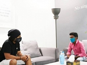 ரசிகரை சந்தித்த அல்லு அர்ஜுன் | Actor allu arjun meets his fan who walked 200 kms