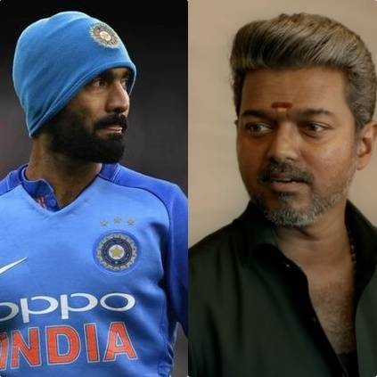Actor Arjunan Comments Bigil Dialogue to Cricketer Dinesh Karthik