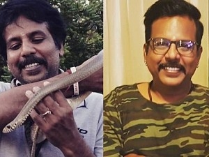 பாம்புடன் விளையாடும் காமெடி நடிகர் | actor badava gopi plays with snake and posts the pic in instagram