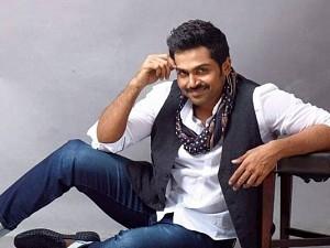 Actor Karthi New Look After Six Years