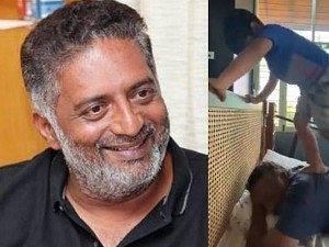 பிரகாஷ் ராஜ் தன் மகனுடன் க்யூட் வீடியோ | actor prakash raj shares a cute video with his son