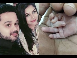 சஞ்சீவ் ஆல்யா மானஸா ஜோடியின் குழந்தை க்யூட் போட்டோ | actor sanjeev and alya manasa shares a cute pic with their new born baby