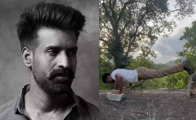Actor soori workout video in viduthalai shooting spot