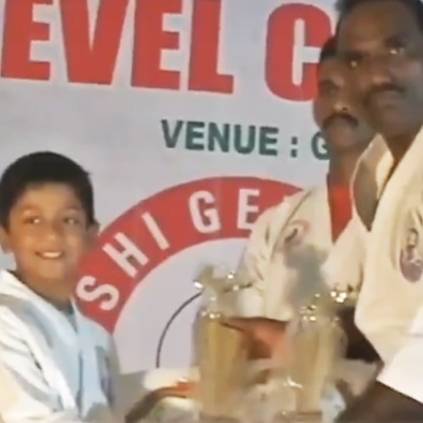Actor Suriya-Jyothika's son Dev won black belt in National Level Karate Championship