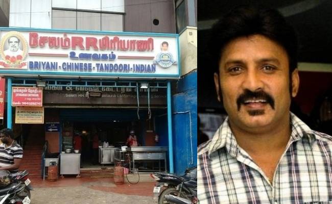 சினிமா தொழிலாளர்களுக்காக உதவிய ஹீரோ | actor vignesh invites cinema workers to eat in his salem rr hotel at ekkatuthangal