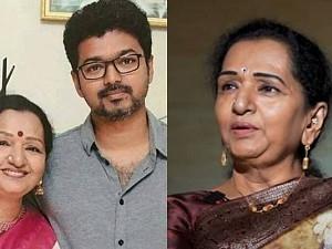 Actor Vijay Mother shoba on her Wish to Act in Movie