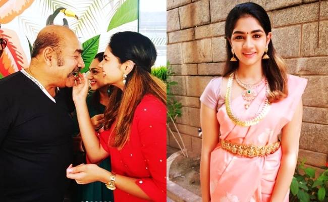 Actor Vijayakumar's granddaughter's cute pics goes viral ft Diya | நடிகர் விஜயகுமாருடைய பேத்தியின் புகைப்படங்கள் இணையத்தில் வைரல்