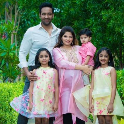 Actor Vishnu Manchu blessed with girl baby as fourth child