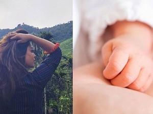 Actress Anjali rao blessed with baby boy | ஆண் குழந்தைக்கு தாயான நடிகை அஞ்சலி ராவ்